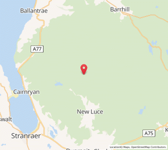Map of Glenwhilly, ScotlandScotland
