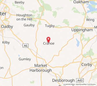 Map of Gloostone, EnglandEngland