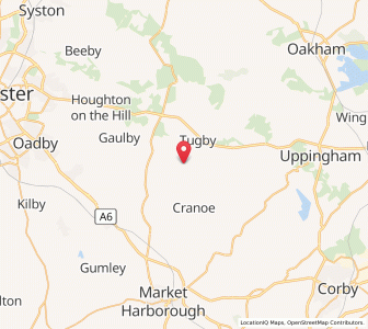 Map of Goadby, EnglandEngland