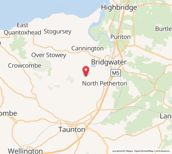 Map of Goathurst, EnglandEngland