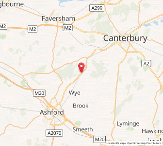 Map of Godmersham, EnglandEngland