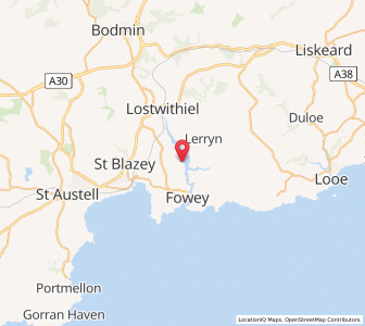 Map of Golant, EnglandEngland
