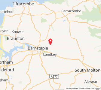 Map of Goodleigh, EnglandEngland