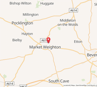 Map of Goodmanham, EnglandEngland