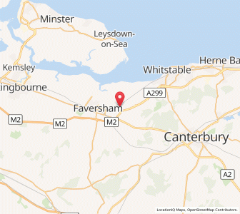 Map of Goodnestone, EnglandEngland