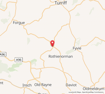 Map of Gordonstown, ScotlandScotland