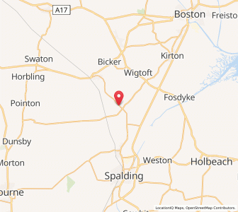 Map of Gosberton, EnglandEngland