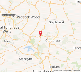 Map of Goudhurst, EnglandEngland