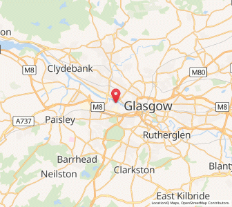 Map of Govan, ScotlandScotland