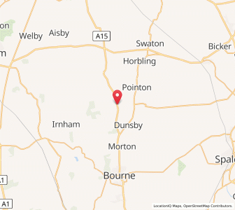 Map of Graby, EnglandEngland