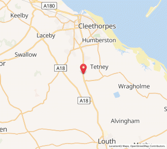 Map of Grainsby, EnglandEngland
