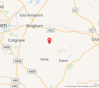 Map of Granby, EnglandEngland