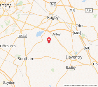 Map of Grandborough, EnglandEngland