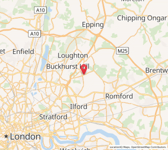 Map of Grange Hill, EnglandEngland