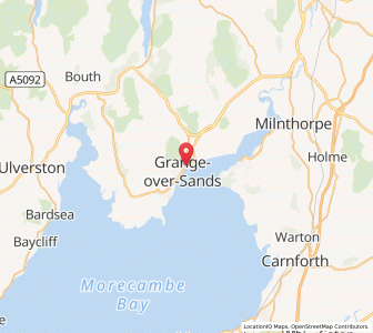 Map of Grange-over-Sands, EnglandEngland