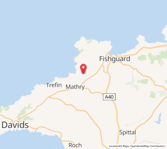 Map of Granston, WalesWales