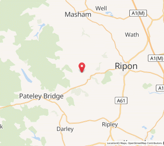 Map of Grantley, EnglandEngland