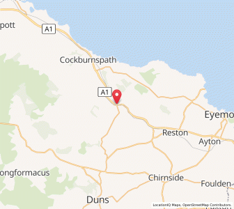 Map of Grantshouse, ScotlandScotland