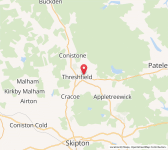 Map of Grassington, EnglandEngland