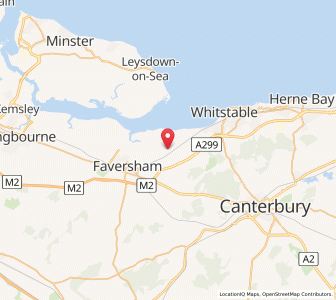 Map of Graveney, EnglandEngland