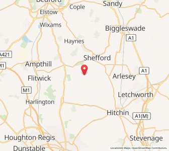Map of Gravenhurst, EnglandEngland