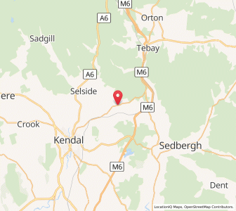 Map of Grayrigg, EnglandEngland