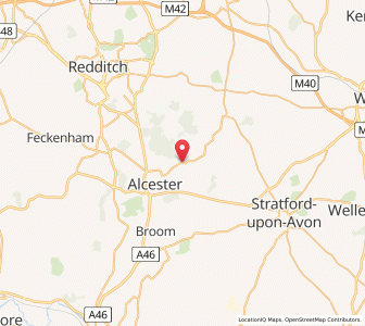 Map of Great Alne, EnglandEngland