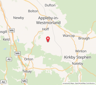 Map of Great Asby, EnglandEngland