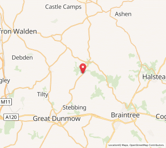 Map of Great Bardfield, EnglandEngland