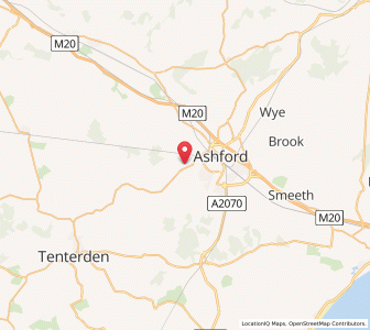 Map of Great Chart, EnglandEngland