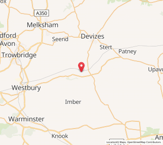 Map of Great Cheverell, EnglandEngland