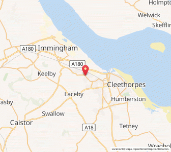 Map of Great Coates, EnglandEngland