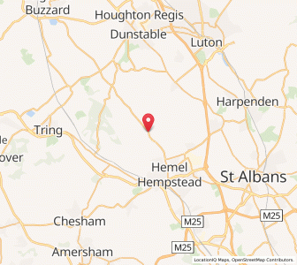 Map of Great Gaddesden, EnglandEngland