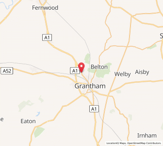 Map of Great Gonerby, EnglandEngland
