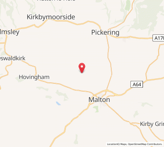 Map of Great Habton, EnglandEngland