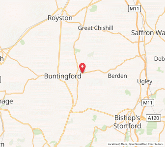 Map of Great Hormead, EnglandEngland