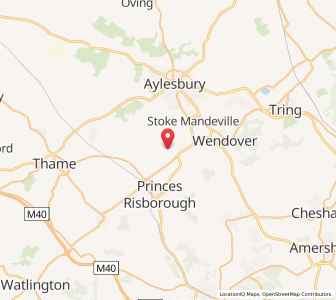 Map of Great Kimble, EnglandEngland