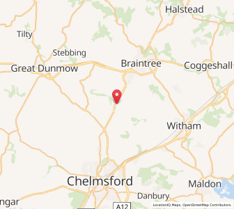 Map of Great Leighs, EnglandEngland