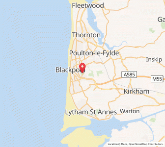 Map of Great Marton, EnglandEngland
