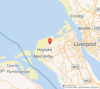 Map of Great Meols, EnglandEngland