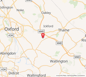 Map of Great Milton, EnglandEngland