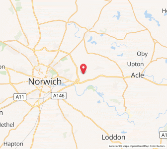 Map of Great Plumstead, EnglandEngland