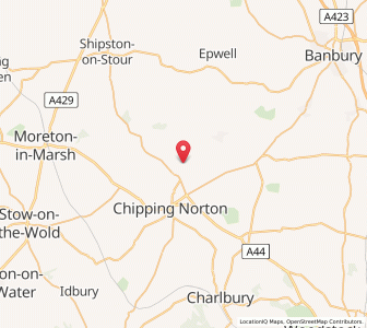 Map of Great Rollright, EnglandEngland