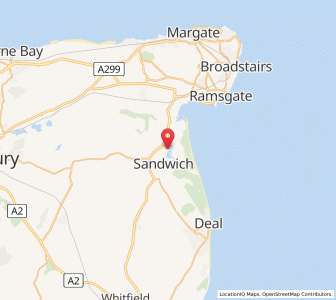 Map of Great Stonar, EnglandEngland