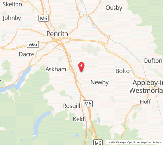 Map of Great Strickland, EnglandEngland
