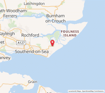 Map of Great Wakering, EnglandEngland