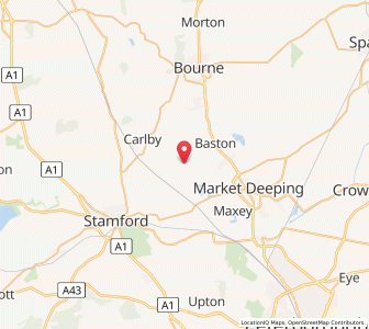 Map of Greatford, EnglandEngland