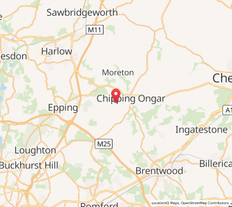 Map of Greensted, EnglandEngland