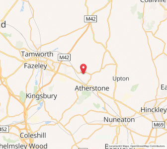 Map of Grendon, EnglandEngland