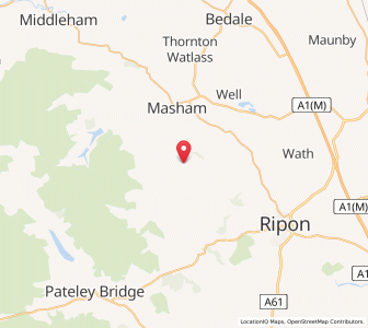 Map of Grewelthorpe, EnglandEngland